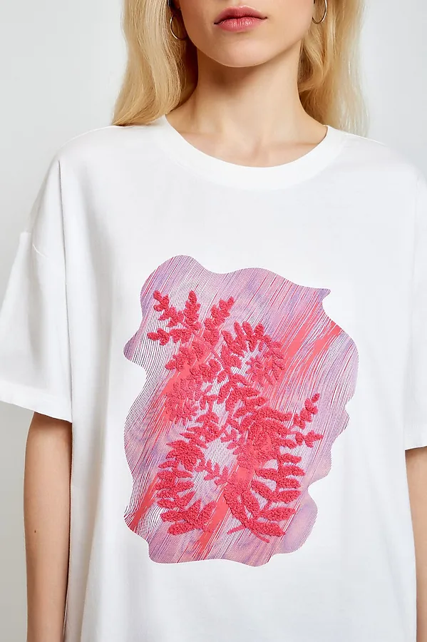 Футболка CONCEPT CLUB, розовый принт - фото 2