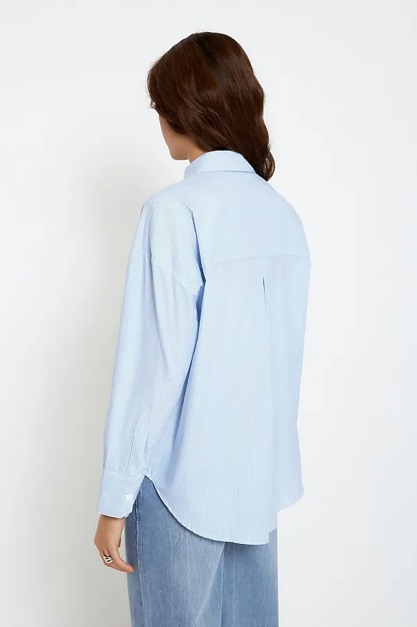 Блуза CONCEPT CLUB, голубая полоска - фото 2