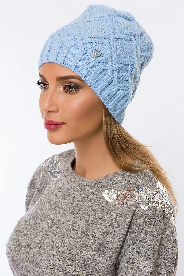 Шапка VAY, св.голубой - фото 2