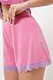 Пижама с шортами №02 НАТАЛИ (Розовый) 48499 #1003334