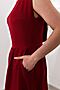 Платье BRASLAVA (Бордовый меланж) 4805 #1004528