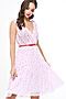 Платье DSTREND (Бело-розовый) П-4539 #1009592