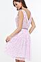 Платье DSTREND (Бело-розовый) П-4539 #1009592