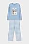Пижама CUBBY (Небесно-голубой,клетка) #1015838