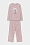 Пижама CUBBY (Розово-сиреневый,сердечки) #1015839