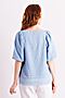 Блуза BRASLAVA (Голубой с вышивкой / голубой) 4124-2 #1018948