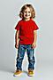 Детская футболка 7451 однотонная НАТАЛИ (Красный) 48350 #1019246