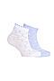 Носки (Комплект 2 шт.) CONTE KIDS (Белый-бледно-фиолетовый) #106437
