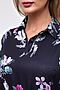Блуза TUTACHI (Темно-синий/цветы) М 1725.2 #127390