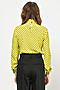 Блуза REMIX (Жёлтый, крупный горох) 6676 #154636