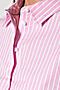 Рубашка VILATTE (Розовый-белый) D29.671 #172128
