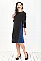 Платье LADY TAIGA (Черный, синий) П1101-13 #173467