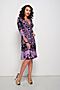 Платье LADY TAIGA (Фиолетовый/черный) П642-6 #174305