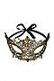 Маска венецианская "Королева и кардинал" LA MASCARADE (Золотистый, черный) 205120 #188320