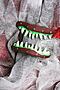 Накладная челюсть зомби LA MASCARADE (Коричневый, зеленый) 103764 #188815