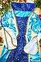 Костюм принцессы, королевы Эльзы, снежной королевы LA MASCARADE (Голубой, синий, золотистый) 101580 #189123