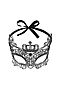 Маска венецианская "Королева Кристина" LA MASCARADE (Серебристый, черный) 205153 #189610