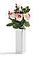 Интерьерный букет Цветы любви из 7 веточек розы Nothing But Love (Белый, розовый, зеленый) 203722 #189836