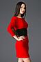 Платье MERSADA (Ярко-красный, черный) 48074 #193187