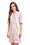 Платье CLEVER (Молочный/розовый) LDR20-835 #194835
