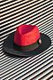 Шляпа КРАСНАЯ ЖАРА (Красный, графит, черный) 98284 #195396