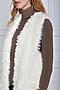 Меховая жилетка Роковая красотка MERSADA (Белый) 203189 #196113