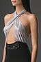 Откровенное клубное платье LE CABARET (Черный, светло-серый) 100322 #203354