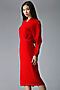 Платье MERSADA (Ярко-красный) 105123 #203612