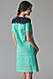 Платье MERSADA (Мятный, темно-синий) 79046 #204014
