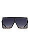 Солнцезащитные очки "Кэнди" Nothing Shop (Черный, коричневый) 291261 #204909