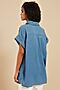Блуза ZARINA (Голубой индиго) 0224434334 #205087