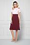 Платье BELLOVERA (Марсала, Розовый) 4П0861 #211227