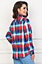Блуза BELLOVERA (Красный, Синий) 12Б0731 #211349