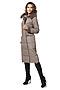 Пальто DIZZYWAY (Серо-коричневый) 20306 #225400