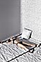 Ремни на кровать с фиксаторами для запястий и лодыжек LE CABARET (Черный, серебристый) 291750 #228269