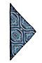Комплект: галстук и платок-паше SIGNATURE (Голубой, синий, бежевый,) 209722 #229527