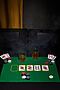 Набор для игры в покер Nothing Shop (Черный, зеленый, белый) 212736 #238508