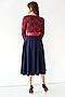 Платье LADY TAIGA (Синий/красный) П1655-18 #240640