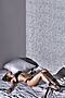 Ремни на кровать с фиксаторами для запястий и лодыжек "Гламорама" LE CABARET (Черный, серебристый) 291775 #256477