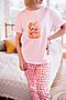 Пижама Старые бренды (Принт хомяк с вишней) ЖП 024 #262797