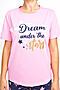 Костюм (футболка+шорты) CLEVER (Розовый/джинсовый) LP10-042 #263877