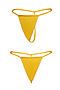 Набор из 6 трусиков-стрингов "Смертельная красотка" LE CABARET (Желтый, индиго, красный) 294052 #265845
