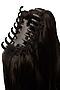 Накладной хвост шиньон накладные волосы длинный шиньон шиньон с заколкой "Нимфа" Nothing But Love (Черный, темно-каштановый) 296088 #272818