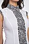 Блуза GLOSS (Белый/Черный) 09105-03 #32338