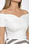 Платье GLOSS (Белый/Серый) 18335-07 #51210