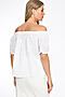 Блуза TUTACHI (Белый) 4504 #52070