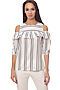 Блуза TUTACHI (Белый) 45861 #62506