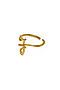 Кольцо "Волшебный алфавит" MERSADA (Золотистый, Бронзовый) 296404 #658986