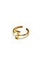 Кольцо "Волшебный алфавит" MERSADA (Золотистый, Желтый) 296407 #659002