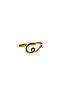 Кольцо "Волшебный алфавит" MERSADA (Золотистый,Прозрачный) 296410 #659004
